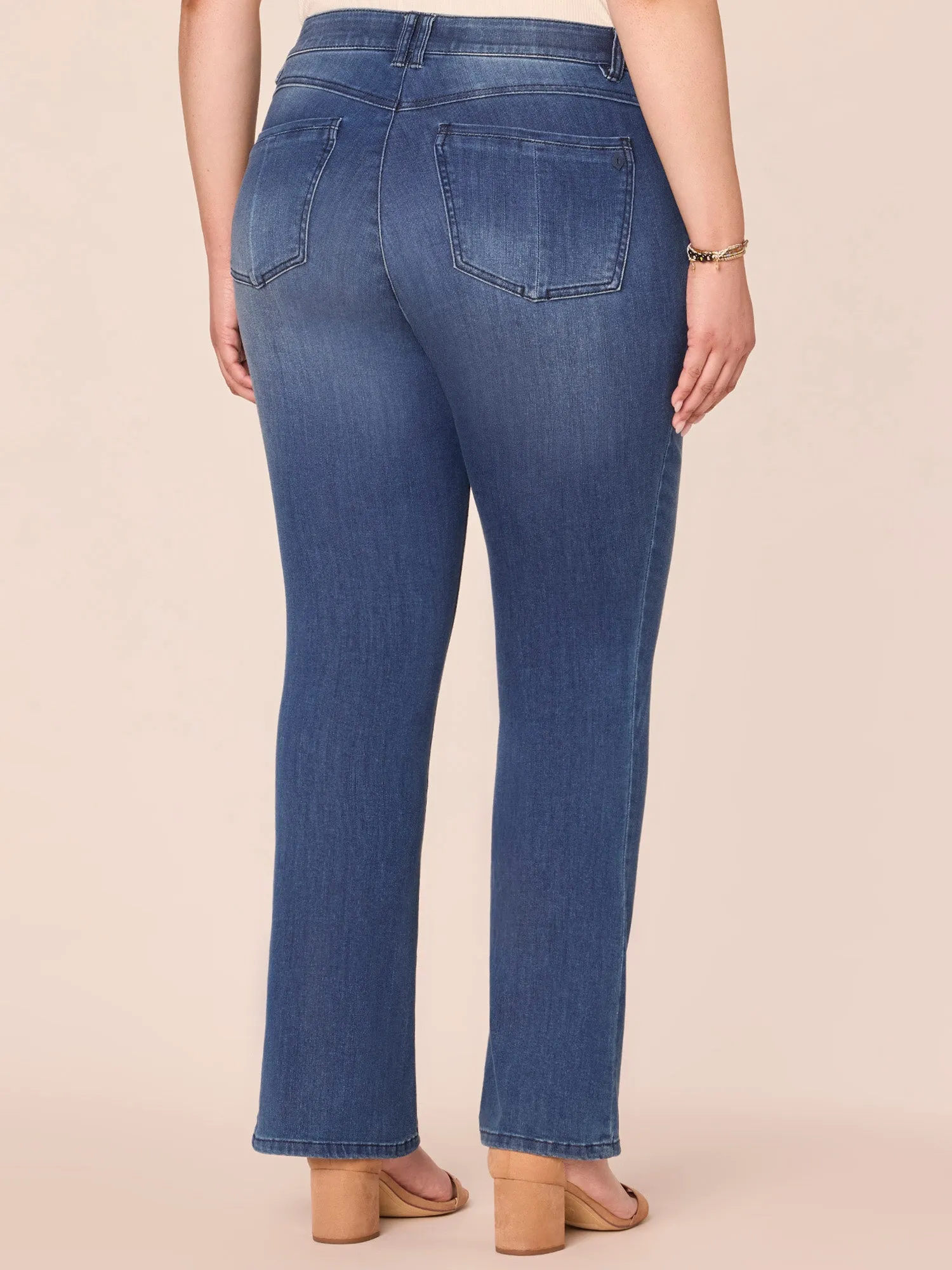 "Ab"solution® Itty Bitty Bootcut Plus Jeans