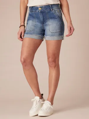 "Ab"solution Petite High Rise Short with 3.5" Inseam