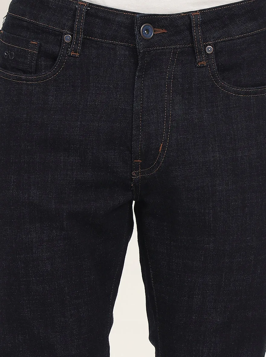 Raw Blue Washed Slim Fit Jeans | JadeBlue