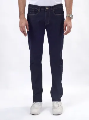 Raw Blue Washed Straight Fit Jeans | JadeBlue