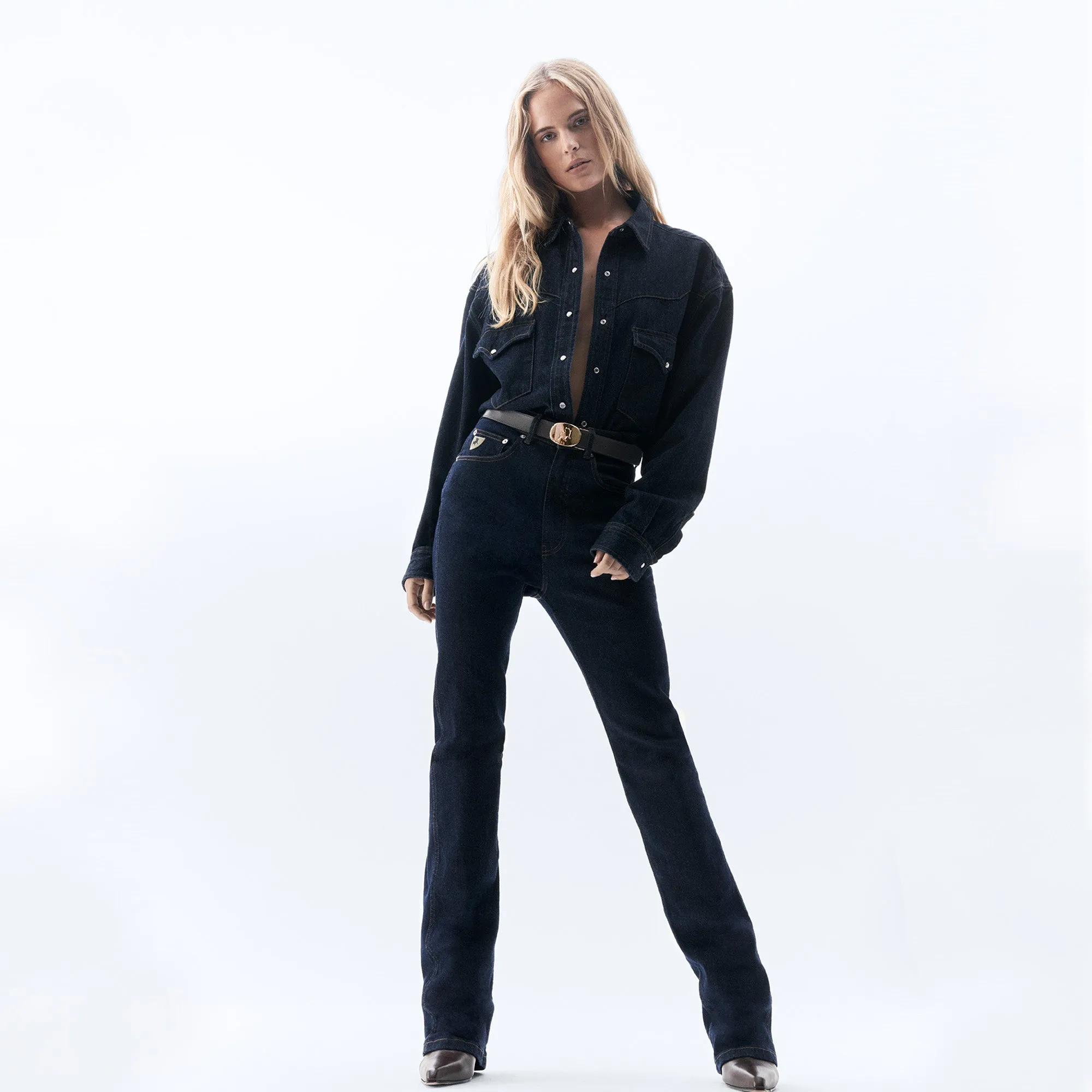 Ria Denver Rinse Goodstuff - High Rise Straight Fit