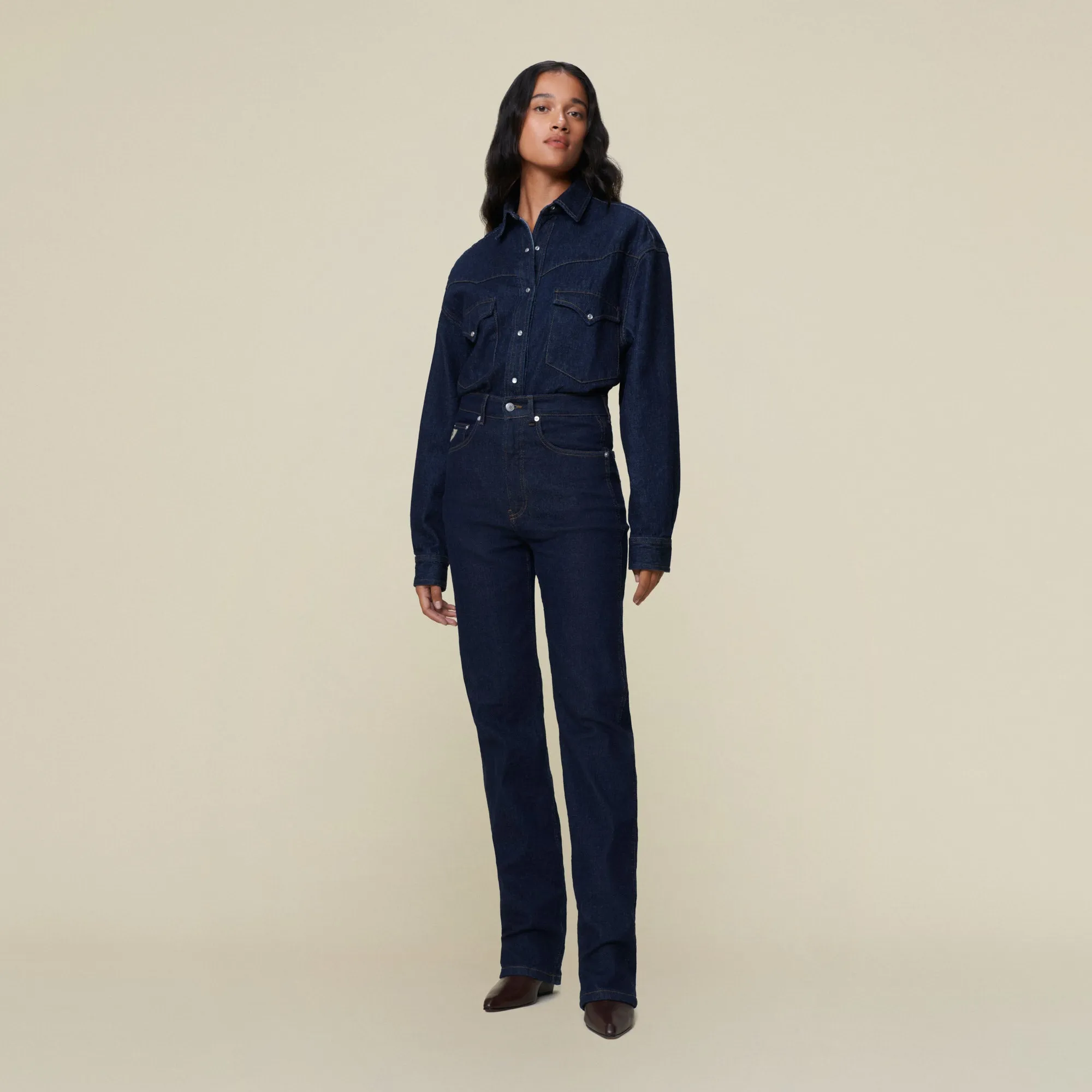 Ria Denver Rinse Goodstuff - High Rise Straight Fit