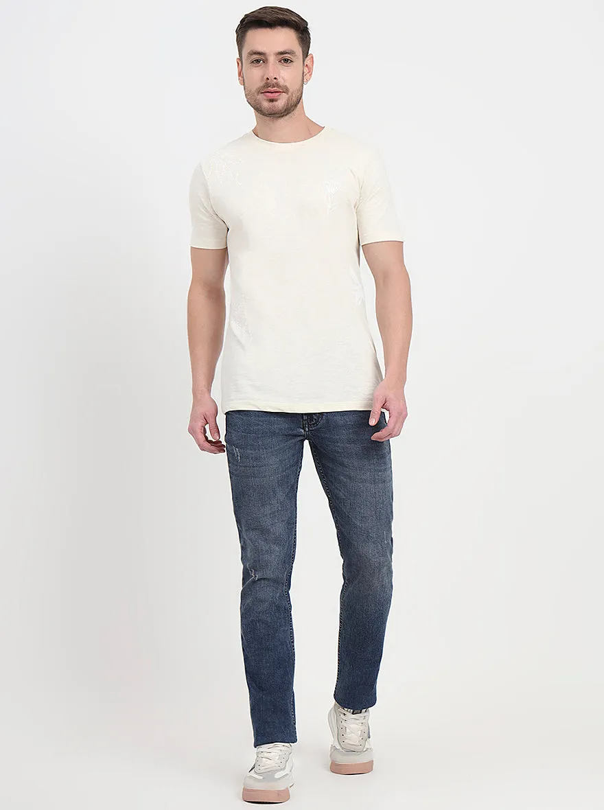 Rivera Blue Washed Slim Fit Jeans | JadeBlue