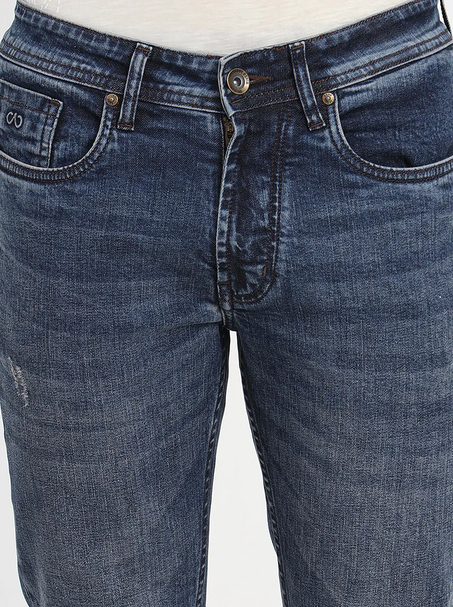 Rivera Blue Washed Slim Fit Jeans | JadeBlue