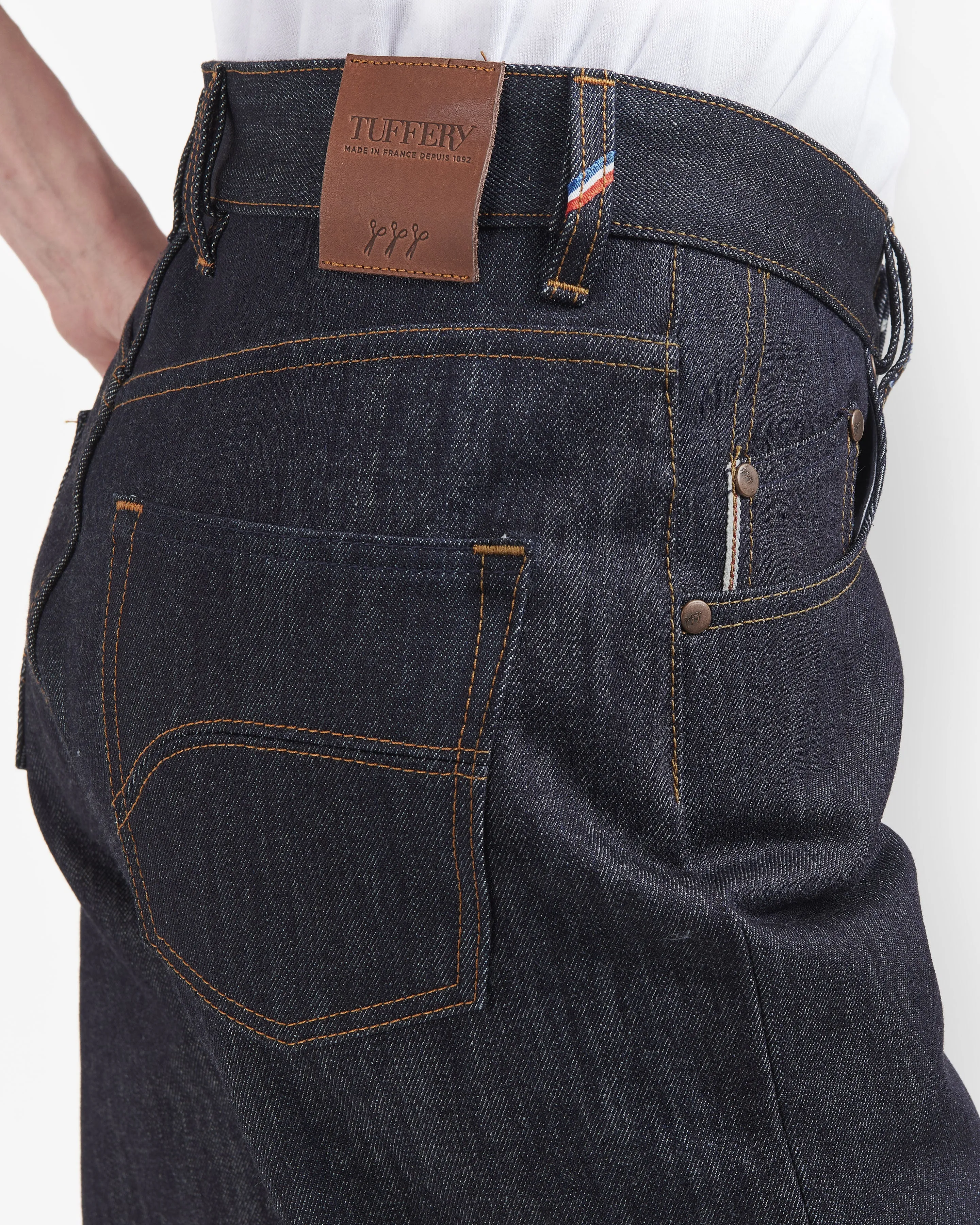 Selvedge Wide Leg High Rise Jean - Désiré