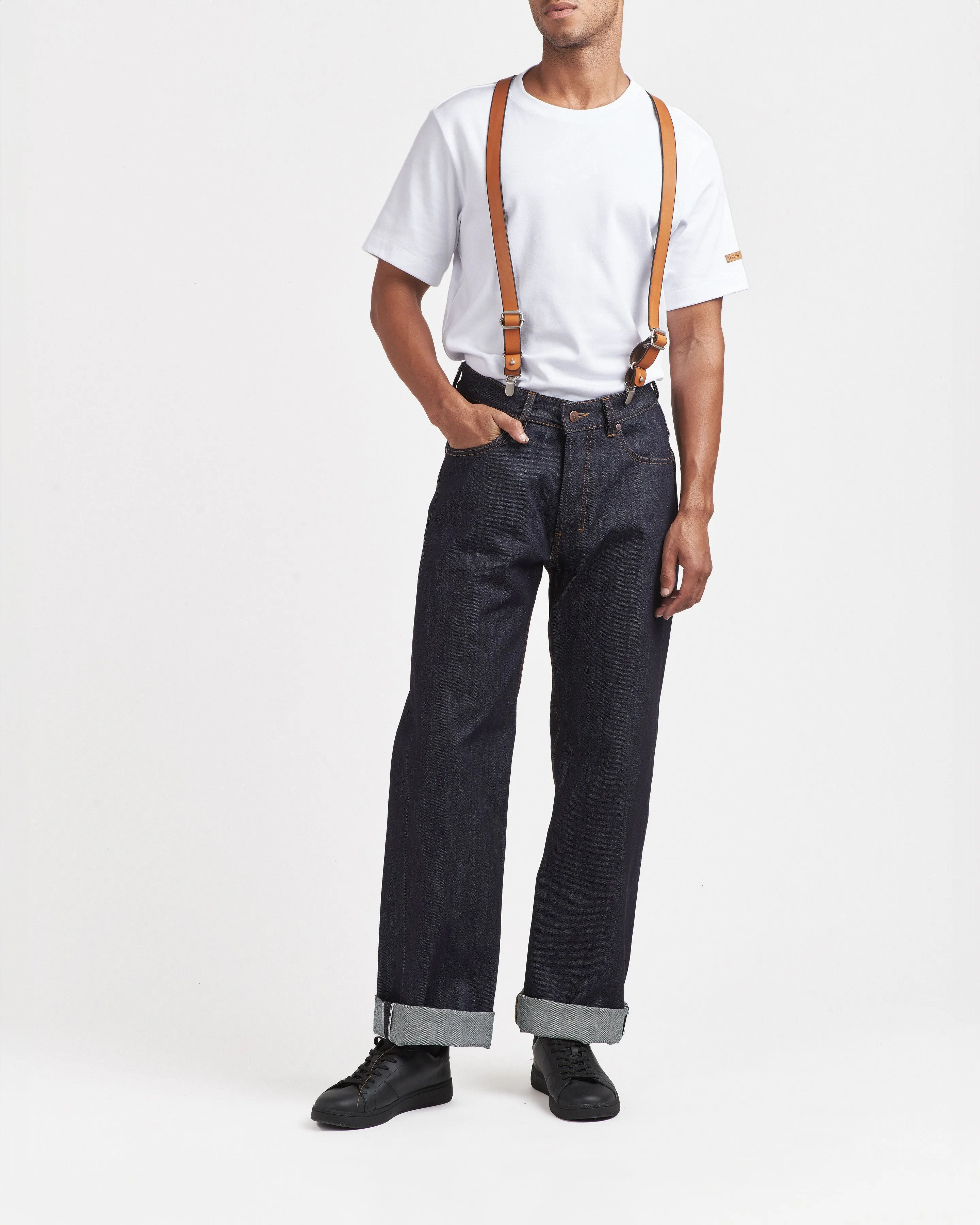 Selvedge Wide Leg High Rise Jean - Désiré