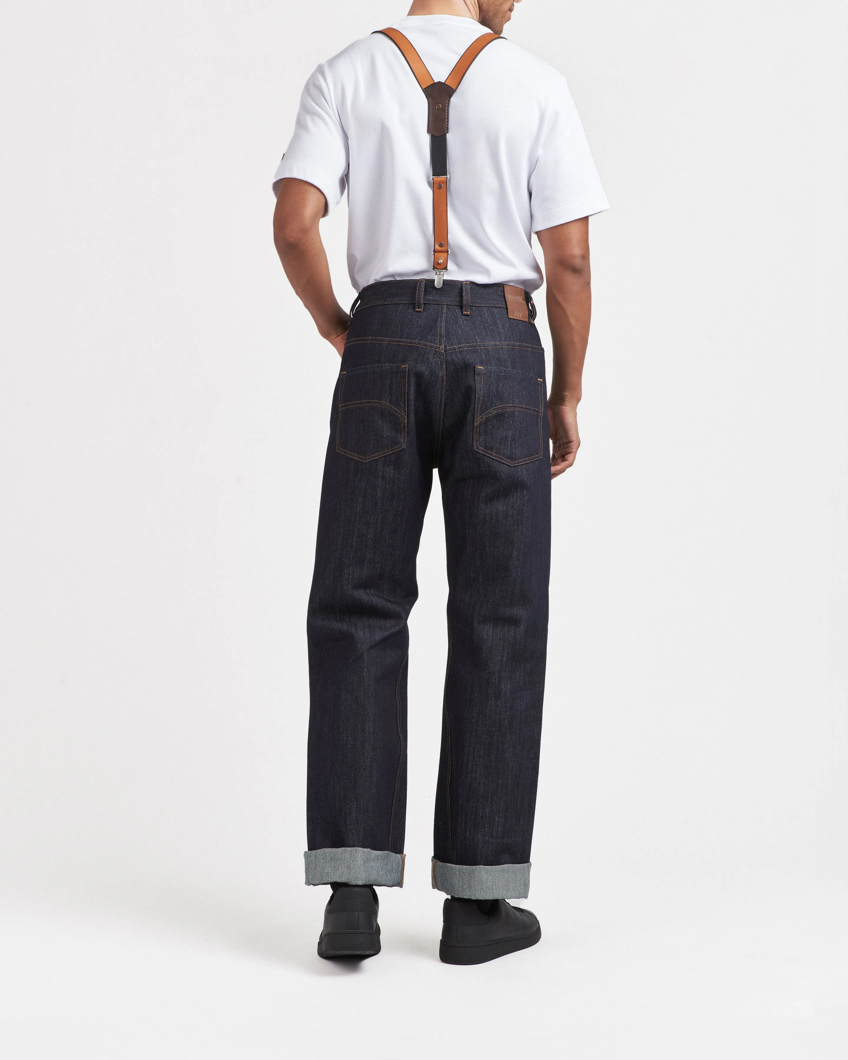 Selvedge Wide Leg High Rise Jean - Désiré
