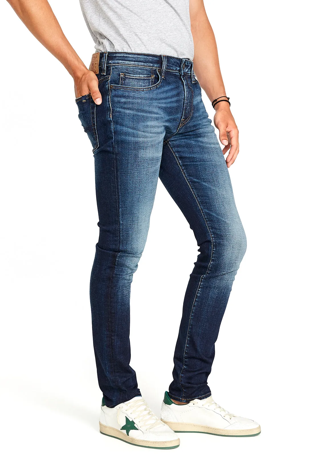 Skinny Max Men's Jeans in Medium Blue - BM22586