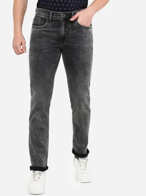 Smoke Grey Washed Slim Fit Jeans | JadeBlue