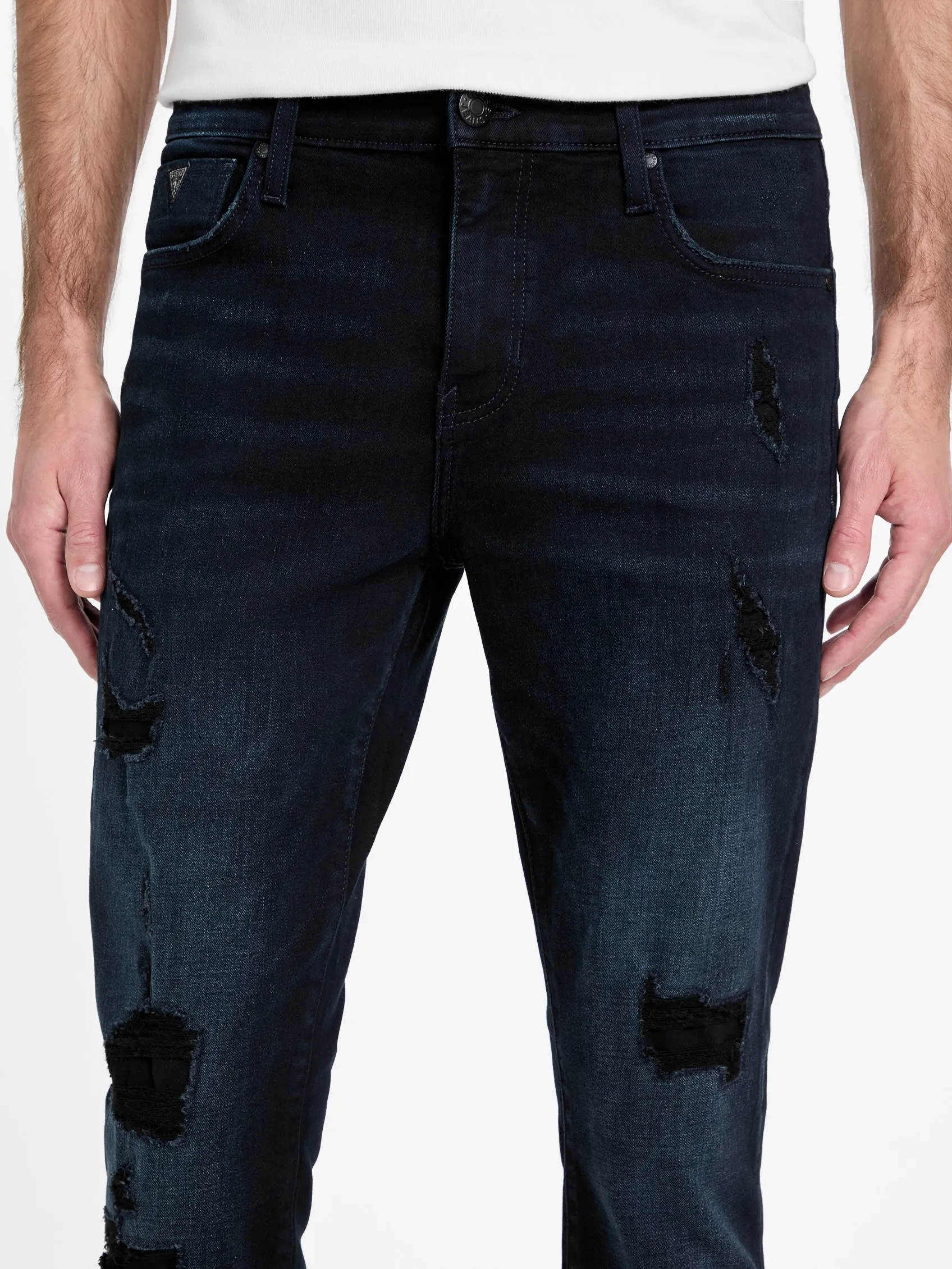 Steward Rip-and-Repair Skinny Jeans