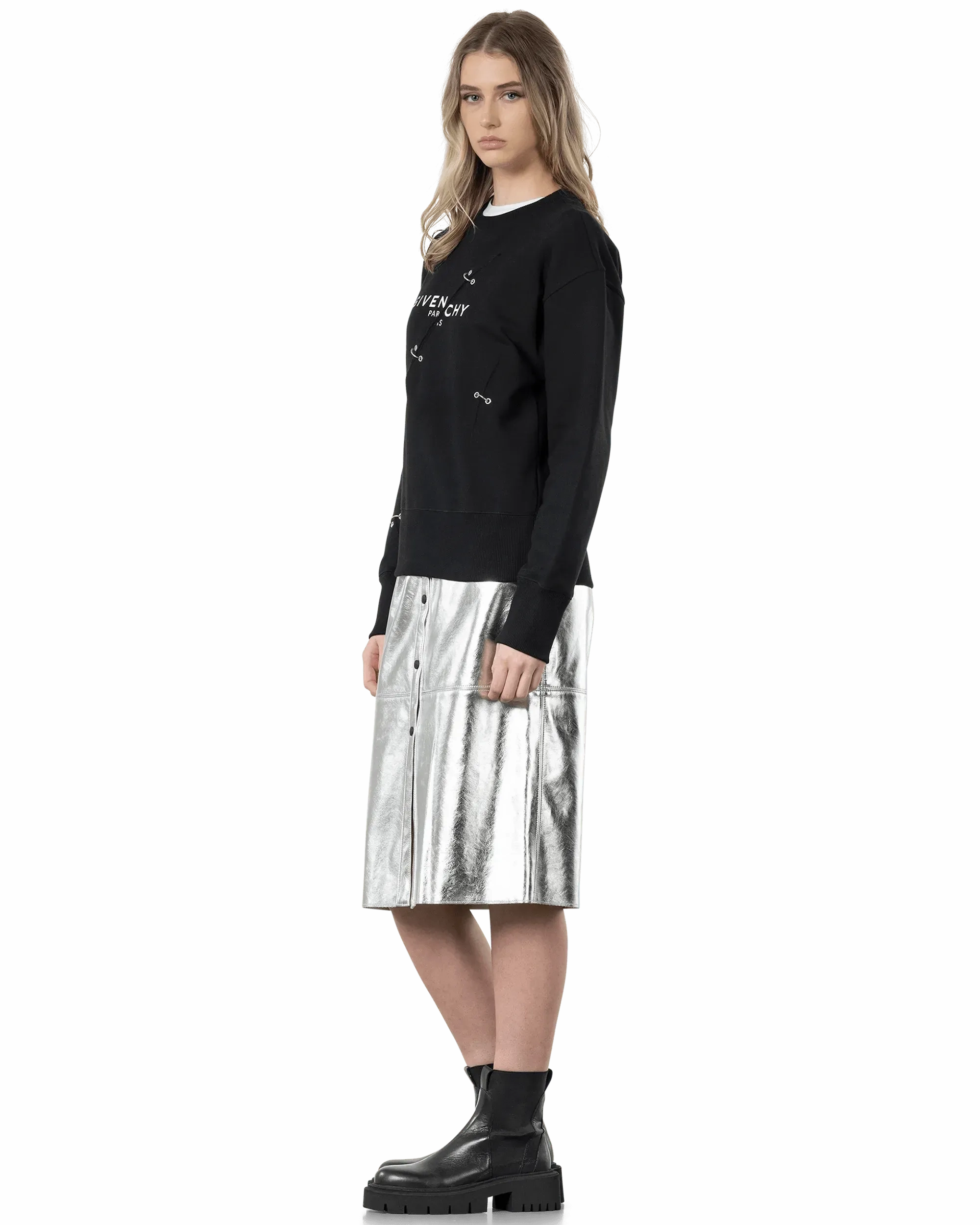 Sweatshirt With Pin Detail