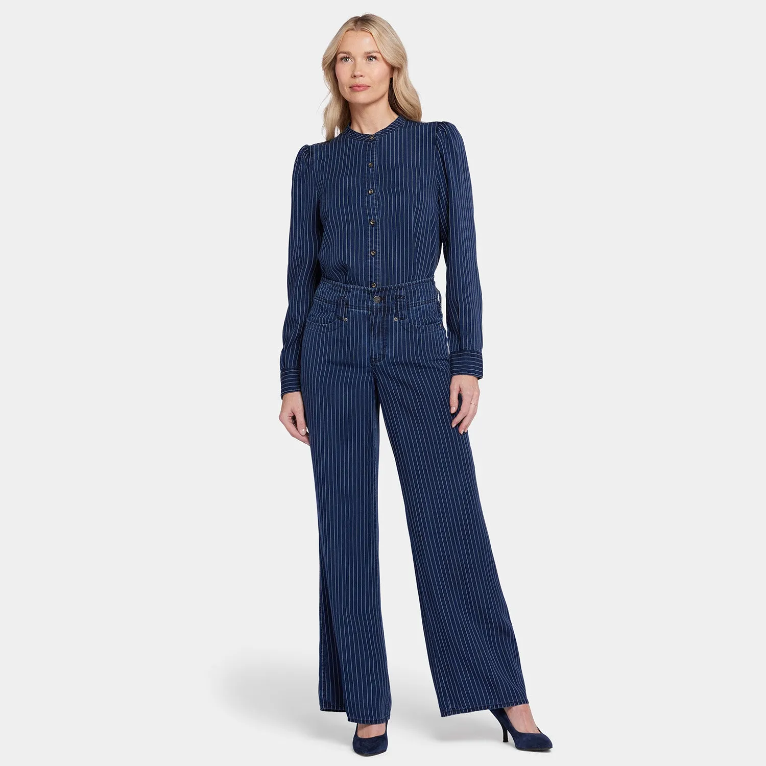 Teresa Wide Leg Jeans - Dark Ocean