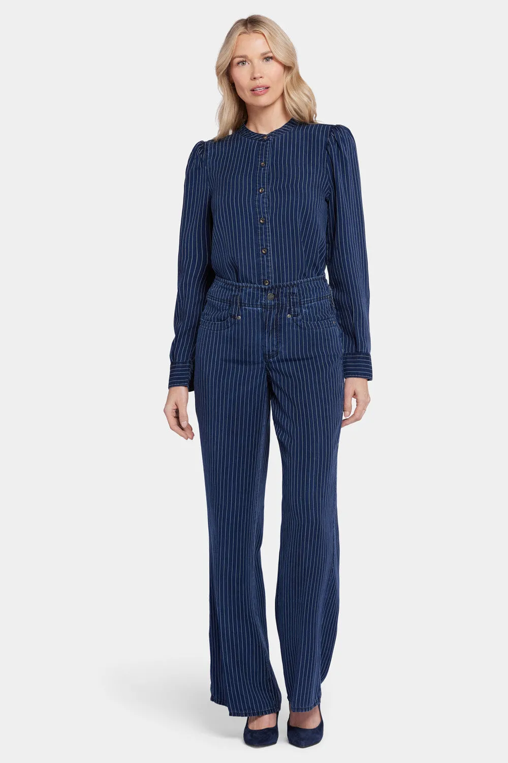 Teresa Wide Leg Jeans - Dark Ocean