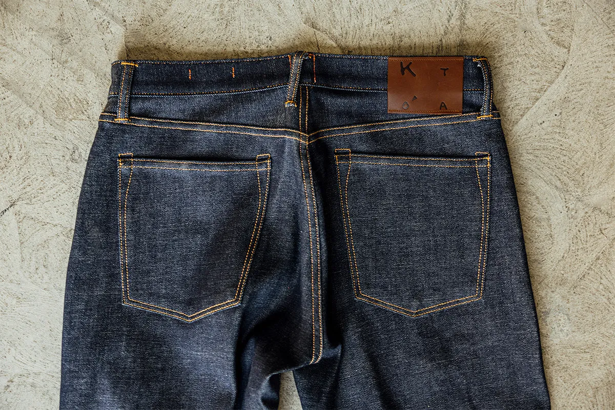 The Barrel Classic Straight - indigo Raw 14oz Selvedge
