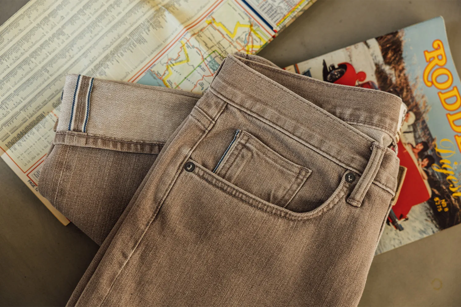 The Hammer Straight - Dusty Brown 10.5oz Selvedge