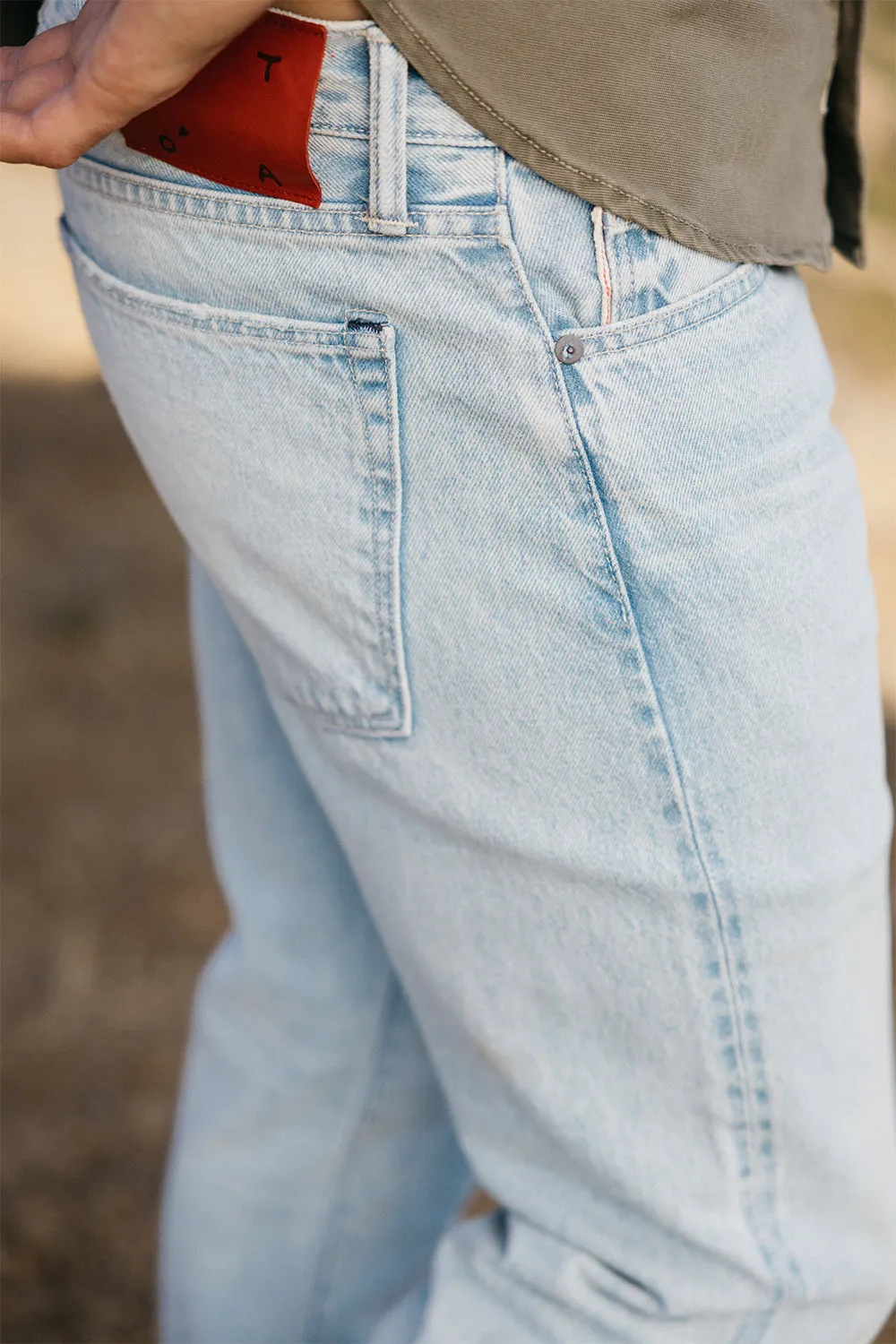 The Hammer Straight Natural Slub Indigo - Huey 12.5oz Selvedge