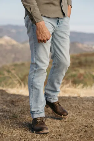 The Hammer Straight Natural Slub Indigo - Huey 12.5oz Selvedge