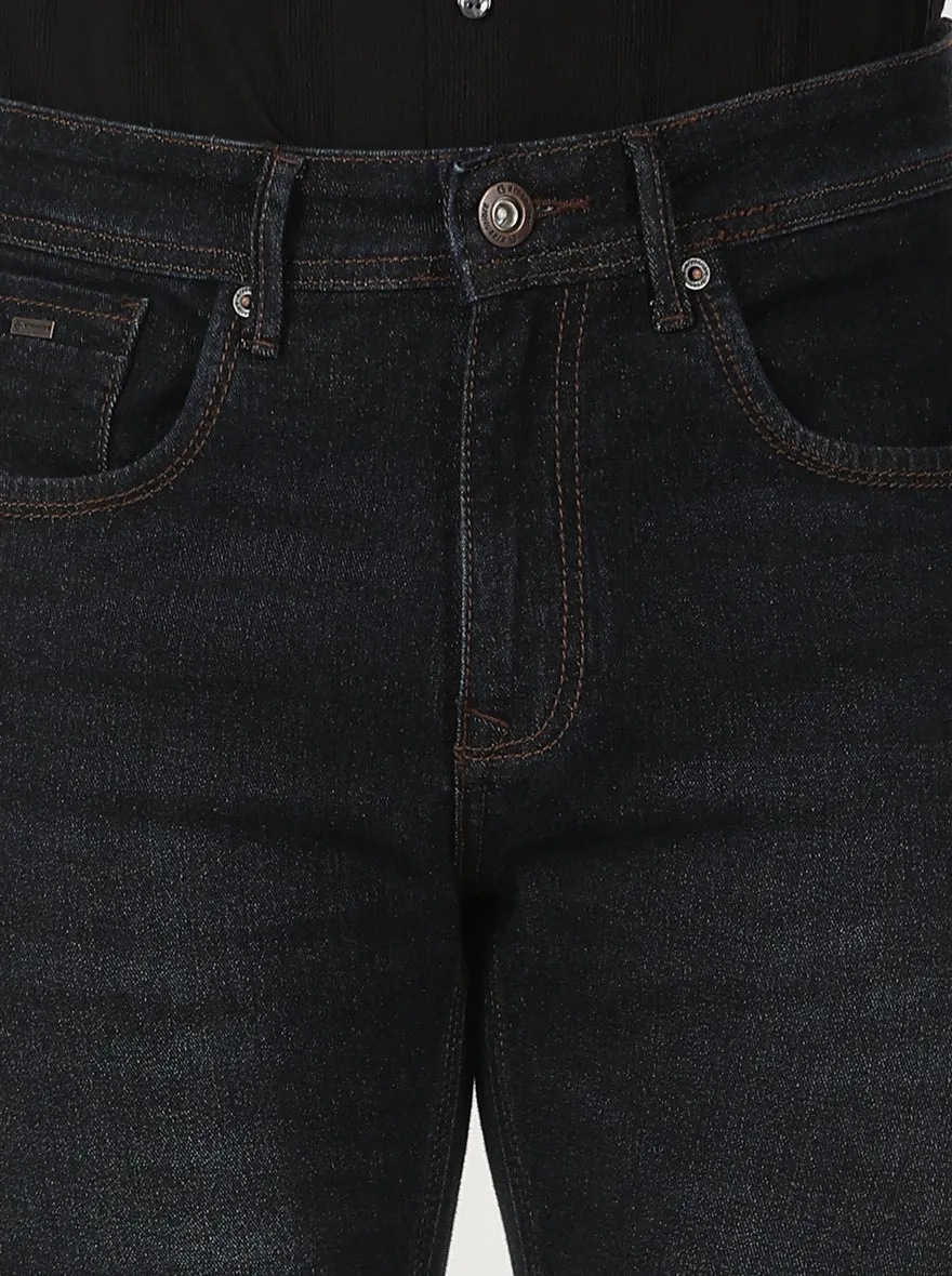 Tinted Ink Blue Washed Urban Fit Jeans | Greenfibre