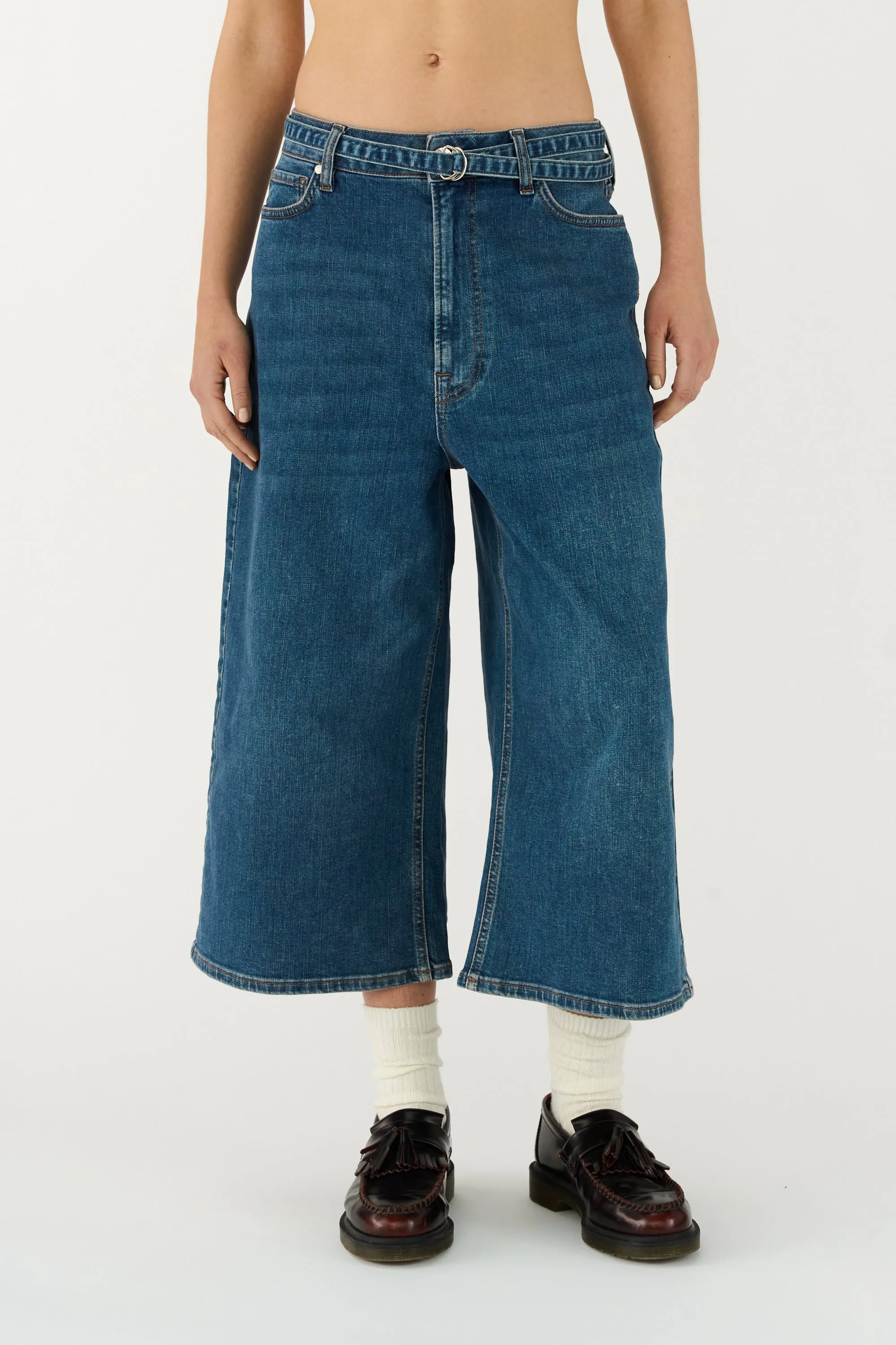 TMRW-Angelika Culotte Jeans Wash Bright Riverside