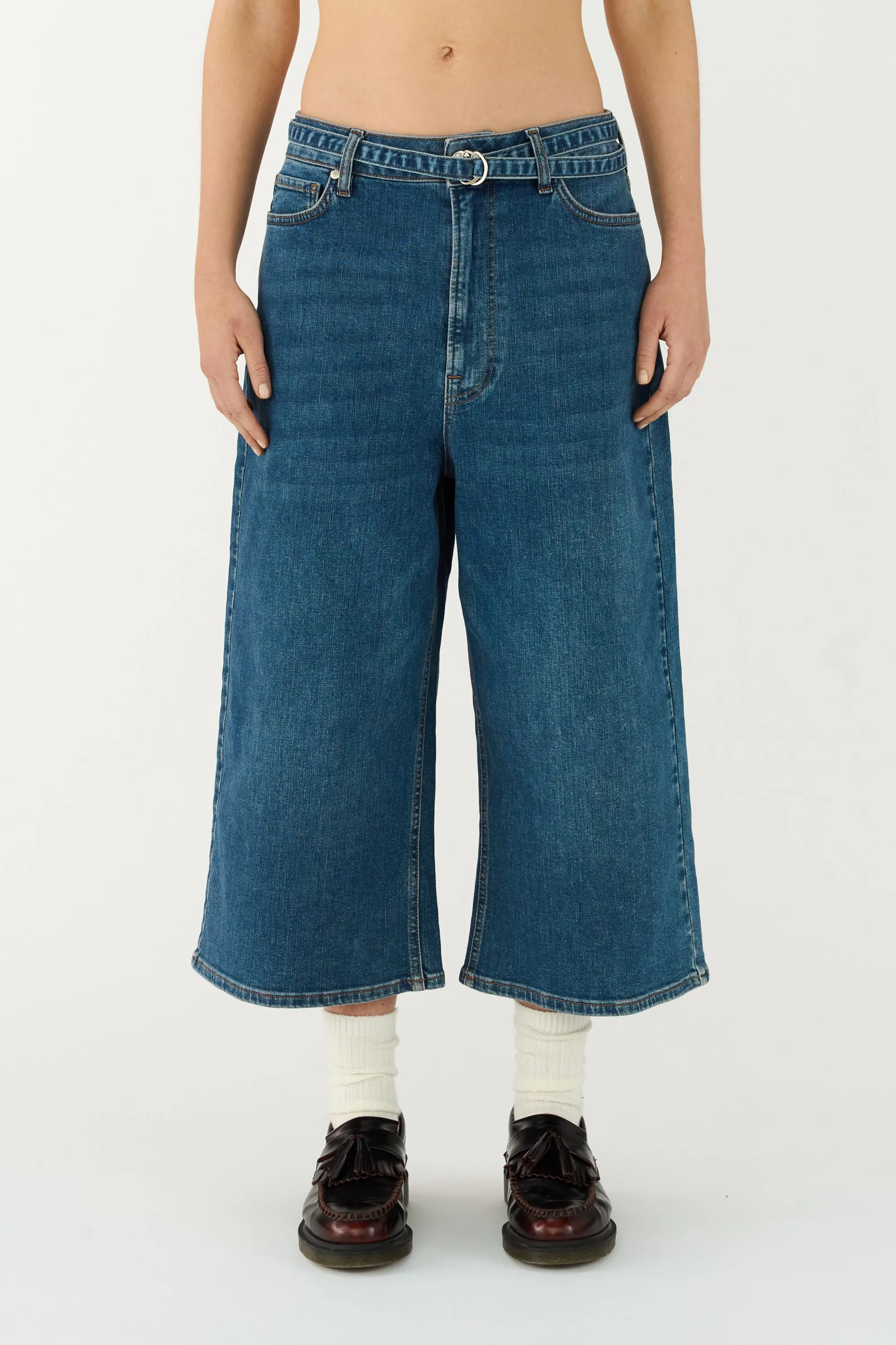 TMRW-Angelika Culotte Jeans Wash Bright Riverside