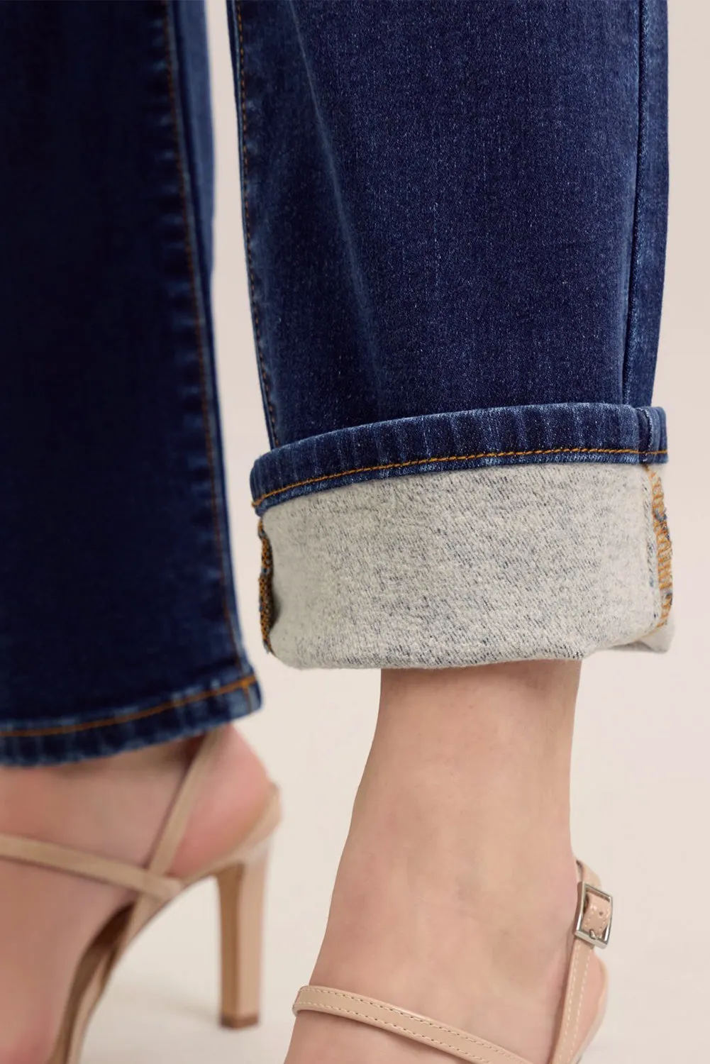 Tracy Vintage Wash Thermal Straight Fit