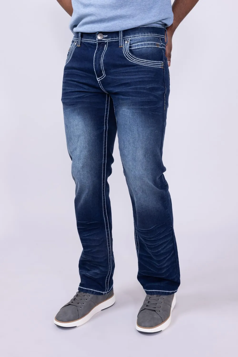 True Luck Livingston Bootcut Stretch Jeans for Men | TL17150055