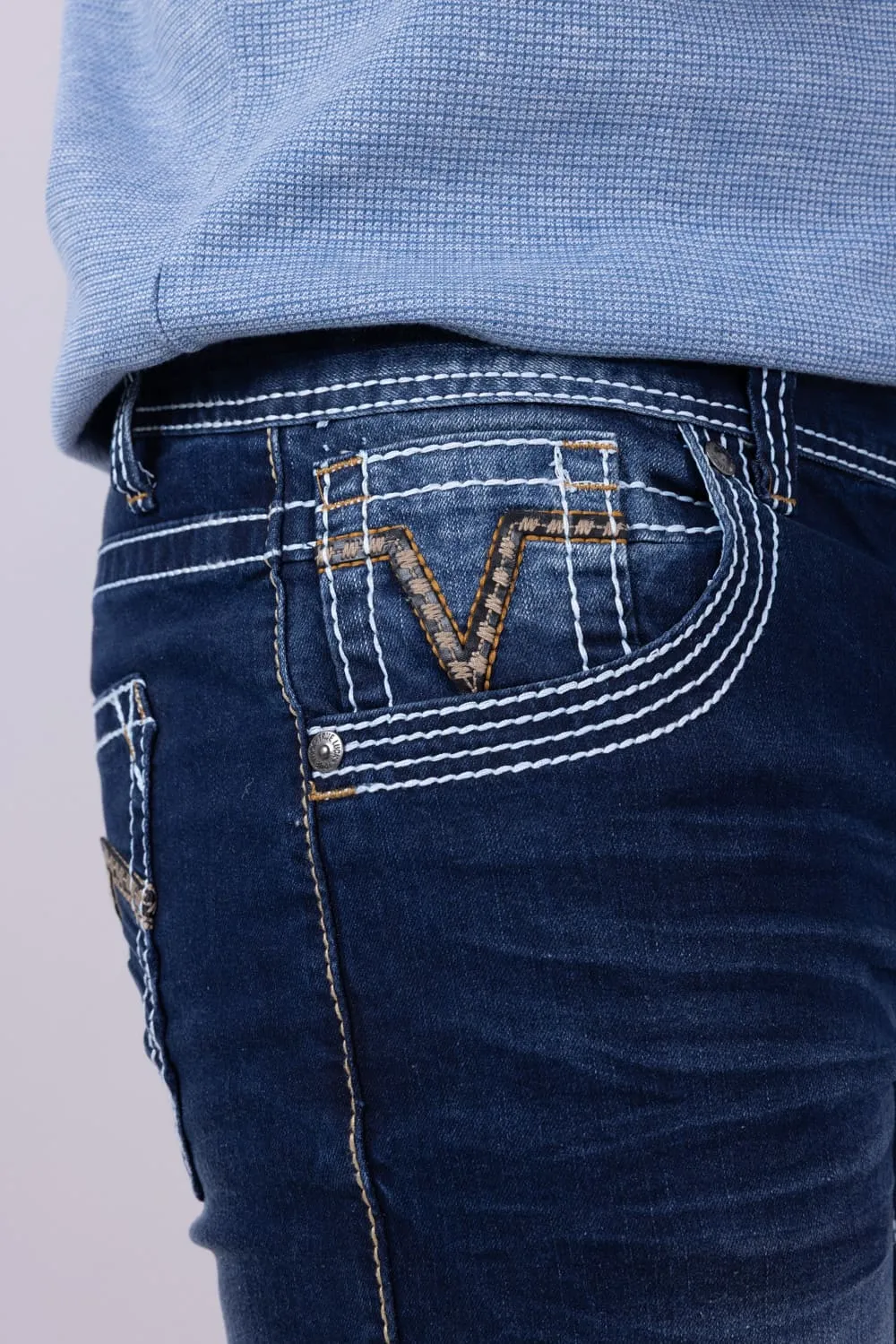True Luck Livingston Bootcut Stretch Jeans for Men | TL17150055