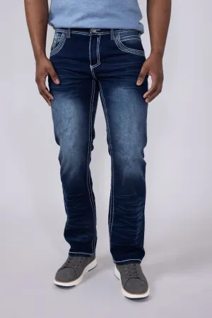 True Luck Livingston Bootcut Stretch Jeans for Men | TL17150055