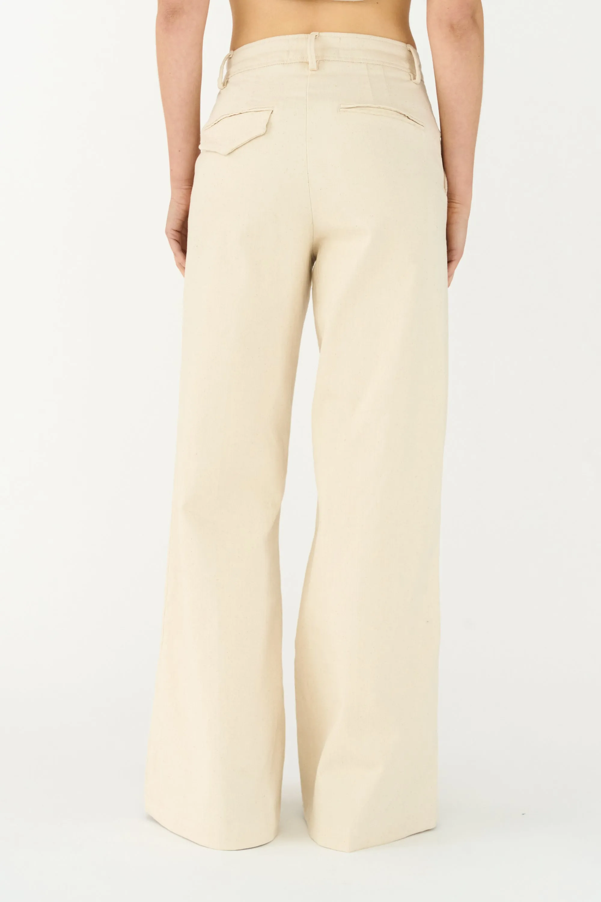 TRW-Ellen Pant Wash Crude - Ecru