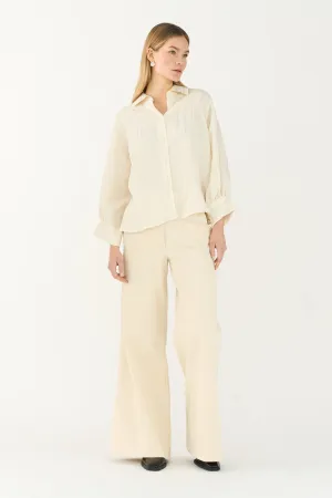 TRW-Ellen Pant Wash Crude - Ecru