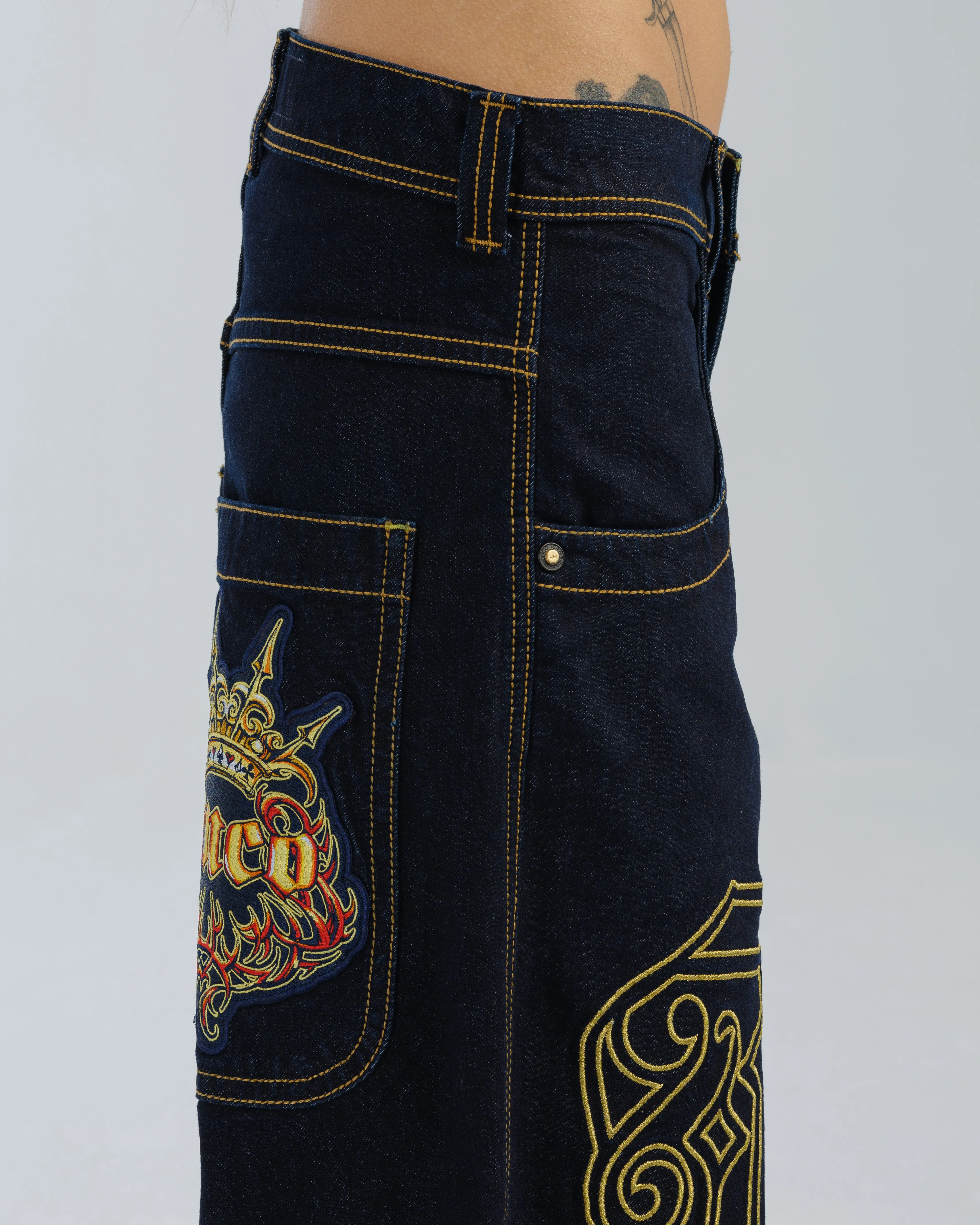 W1101 Royal Twin. 26". Dark Indigo.