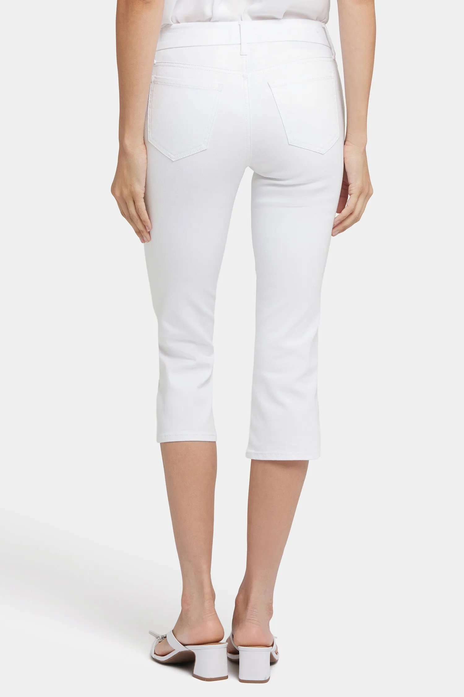 Waist-Match™ Marilyn Straight Crop Jeans In Petite - Optic White