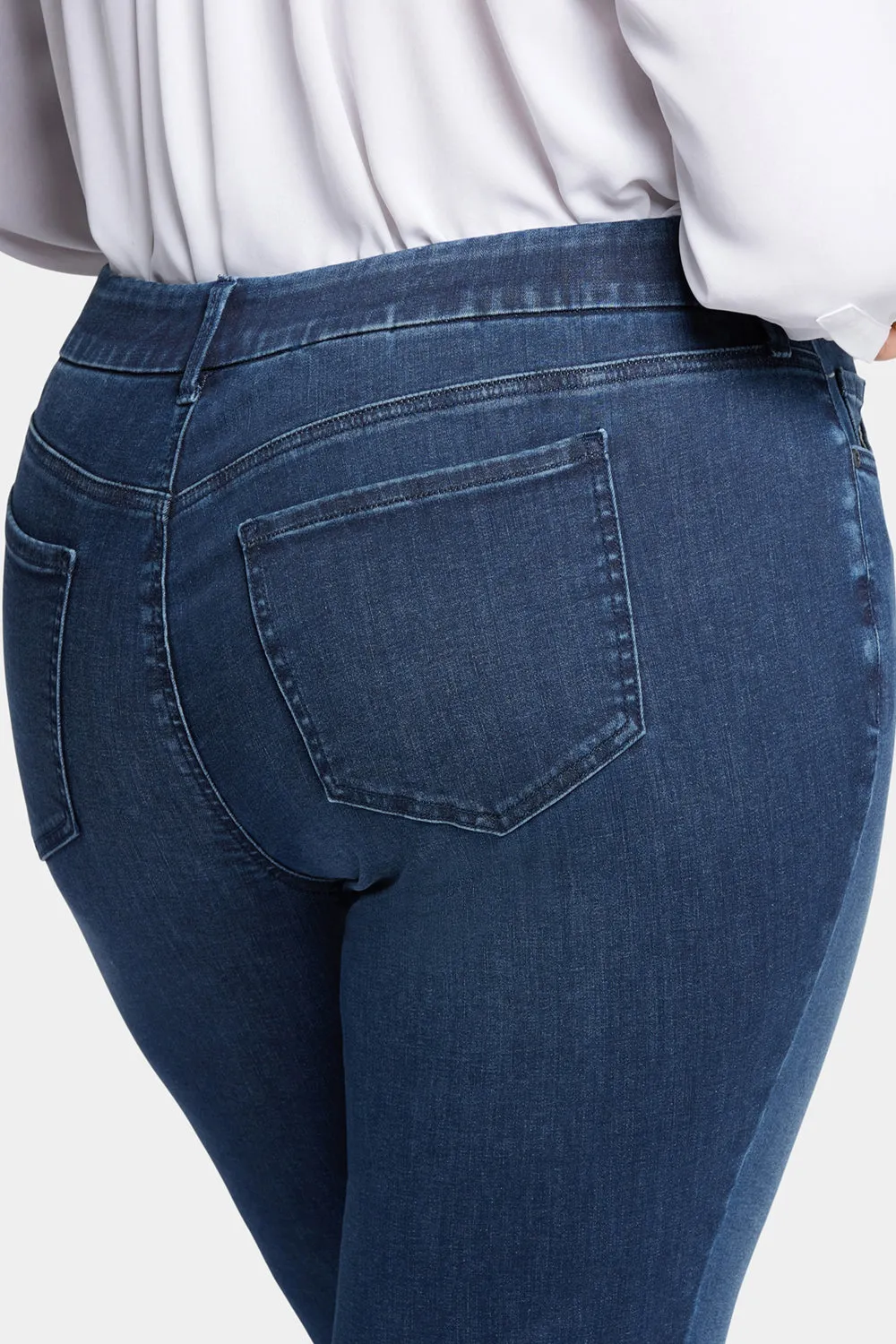 Waist-Match™ Slim Straight Crop Jeans In Plus Size - Prospect
