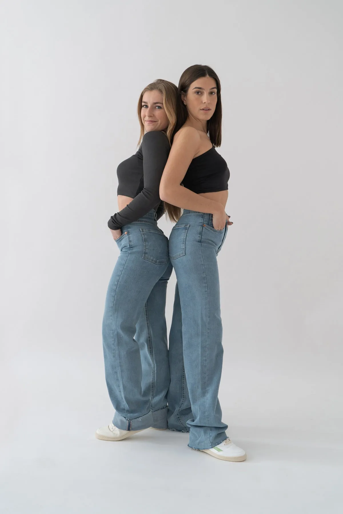 WIDELEG HIGH RISE - LIGHT BLUE