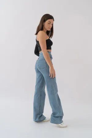 WIDELEG HIGH RISE - LIGHT BLUE