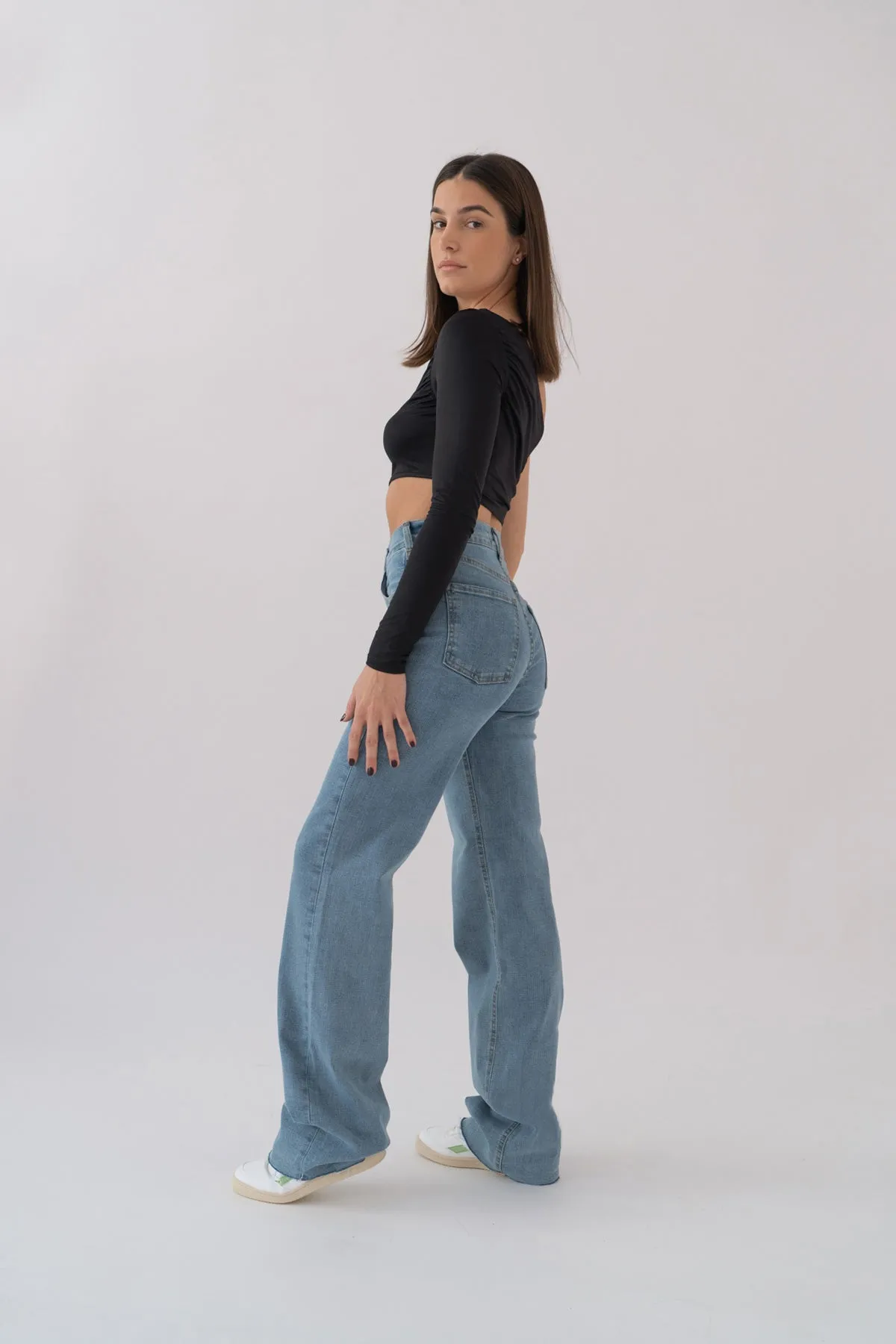 WIDELEG HIGH RISE - LIGHT BLUE