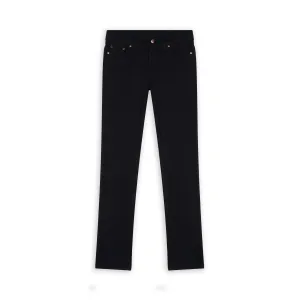 Women's fitted straight jeans Black