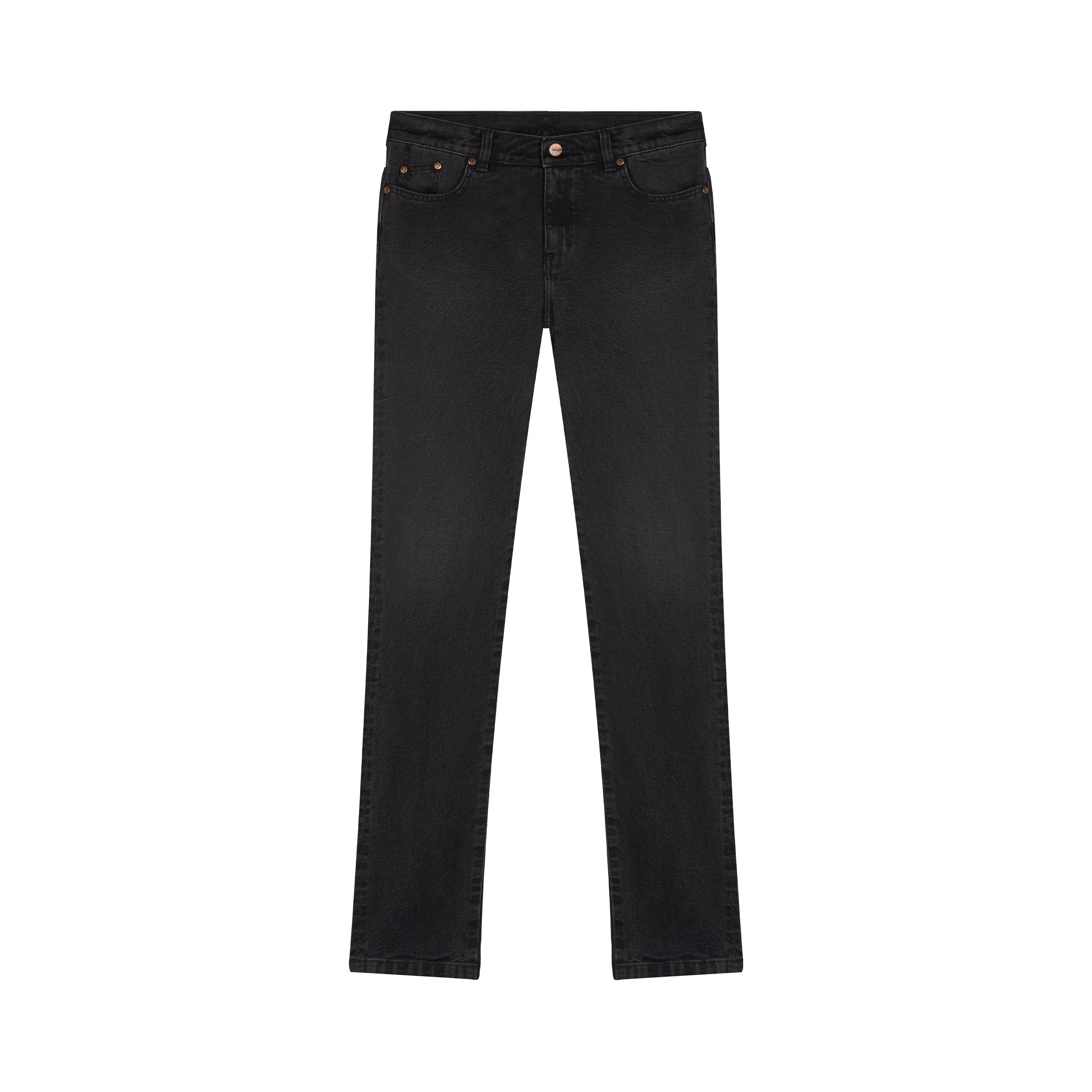 Women's slim fit black washed jeans - Augusta