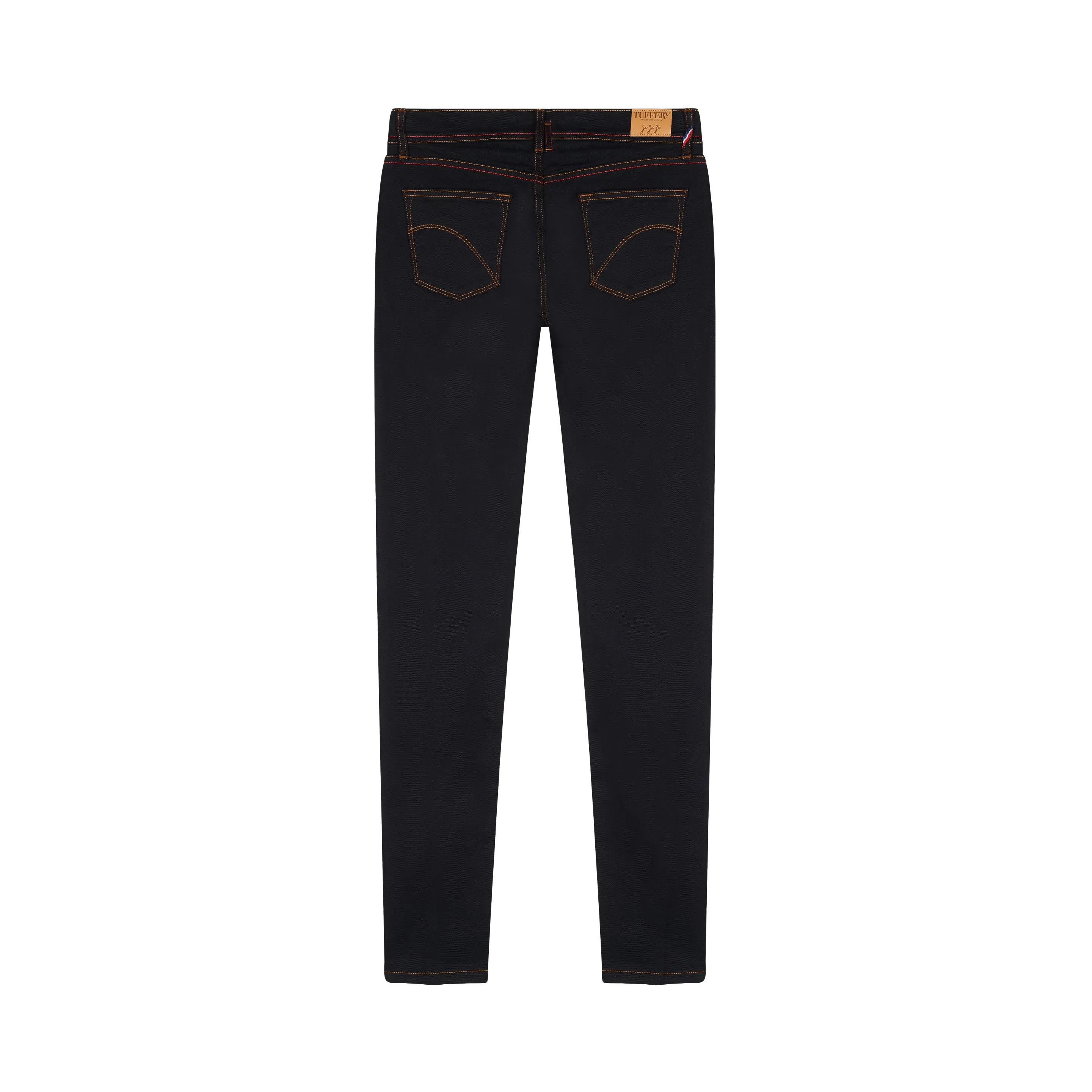 Women's slim-fit standard-waist jeans Black