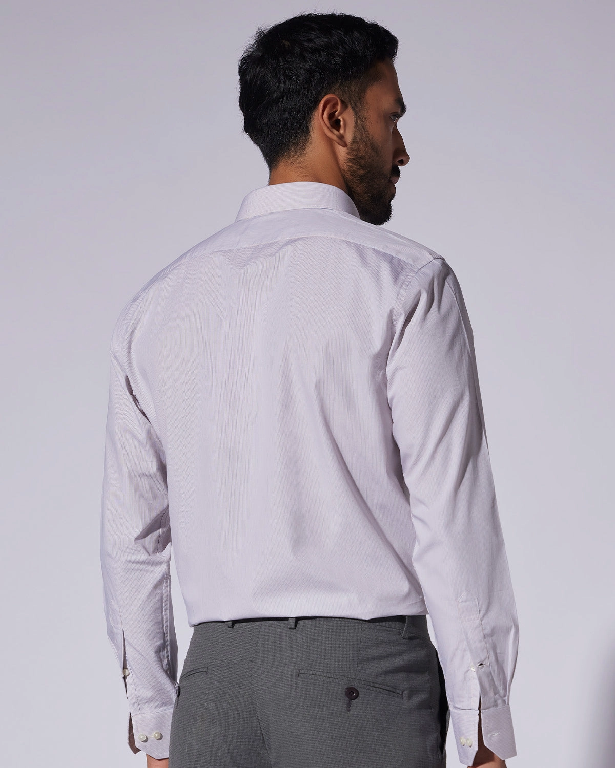 Yellow & Blue Pinstriped Shirt